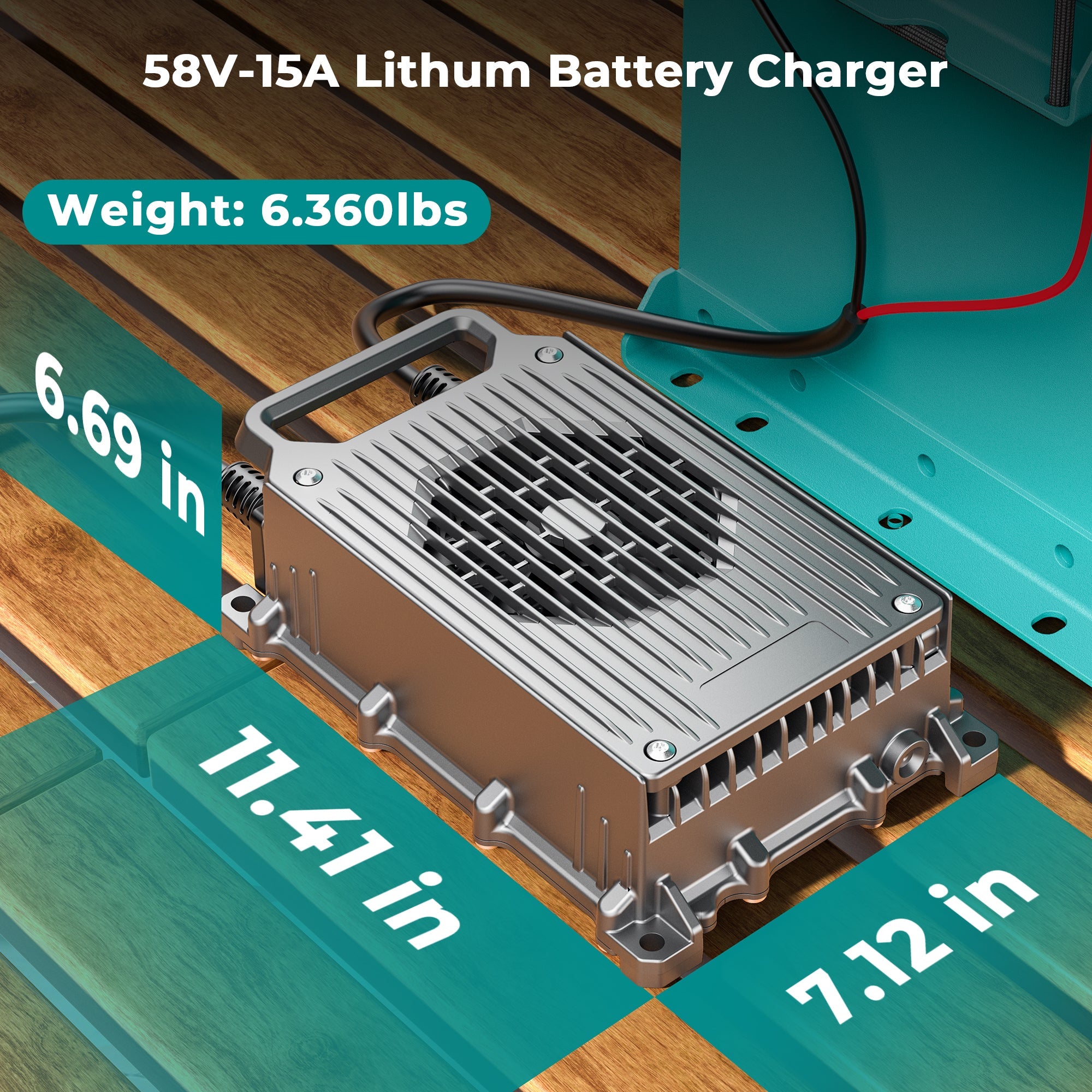 BATTLite 48v 15A LiFepo4 Golf Cart Battery Charger