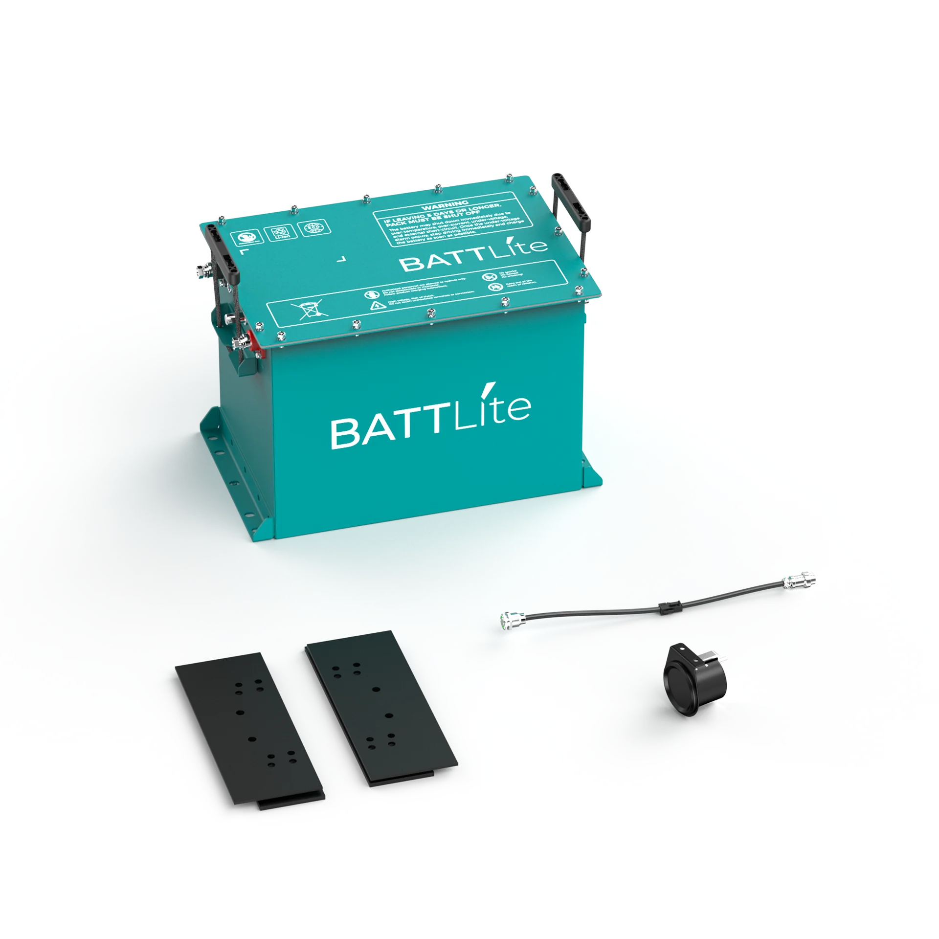 BATTLite 51.2V 100Ah Lithium Golf Cart Battery BAT5000, 5.12kwh Energy, ＞4,000 Cycle Life