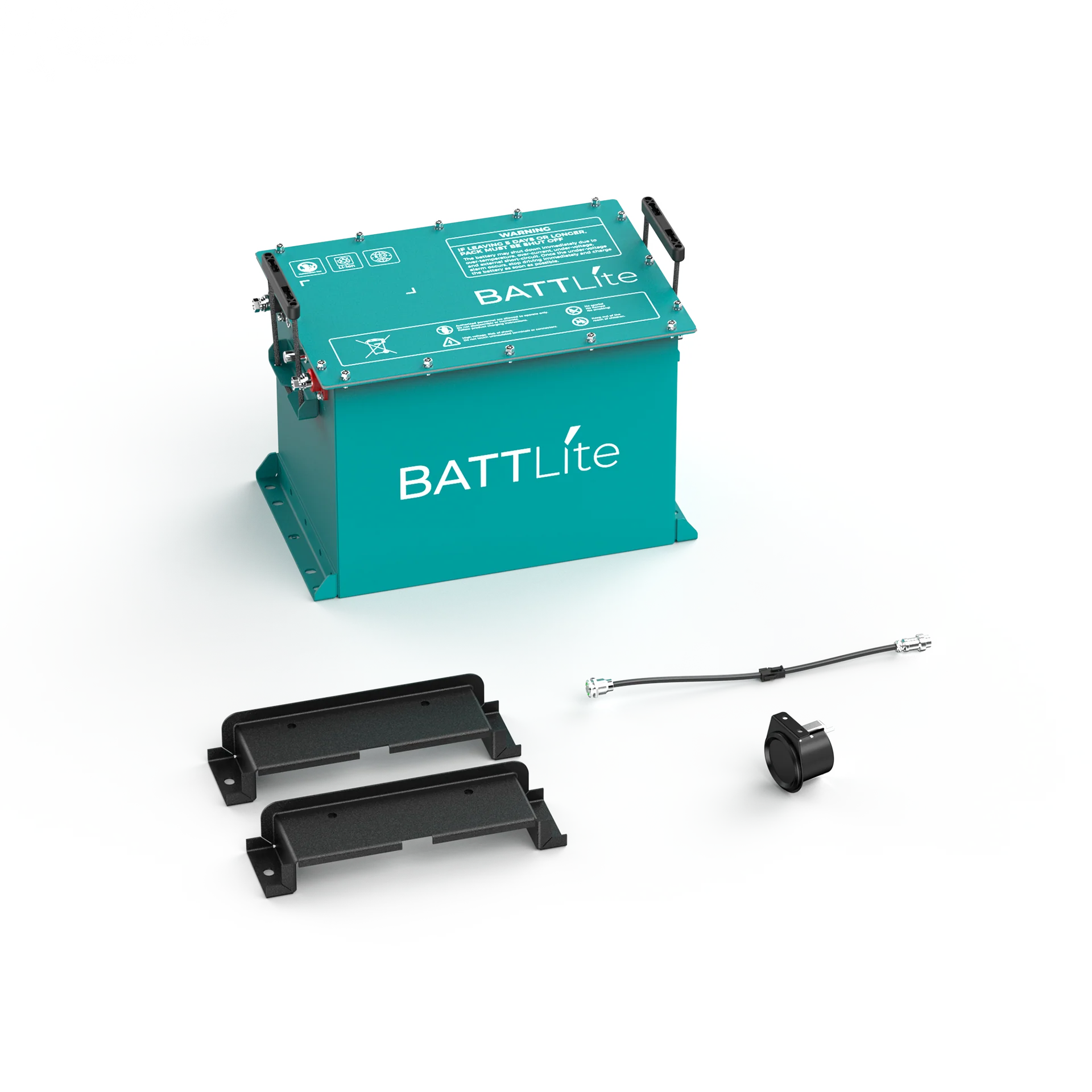BATTLite 51.2V 100Ah Lithium Golf Cart Battery BAT5000, 5.12kwh Energy, ＞4,000 Cycle Life