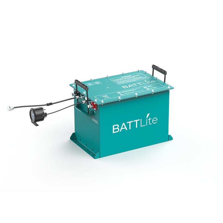 BATTLite 51.2V 100Ah Lithium Golf Cart Battery BAT5000, 5.12kwh Energy, ＞4,000 Cycle Life