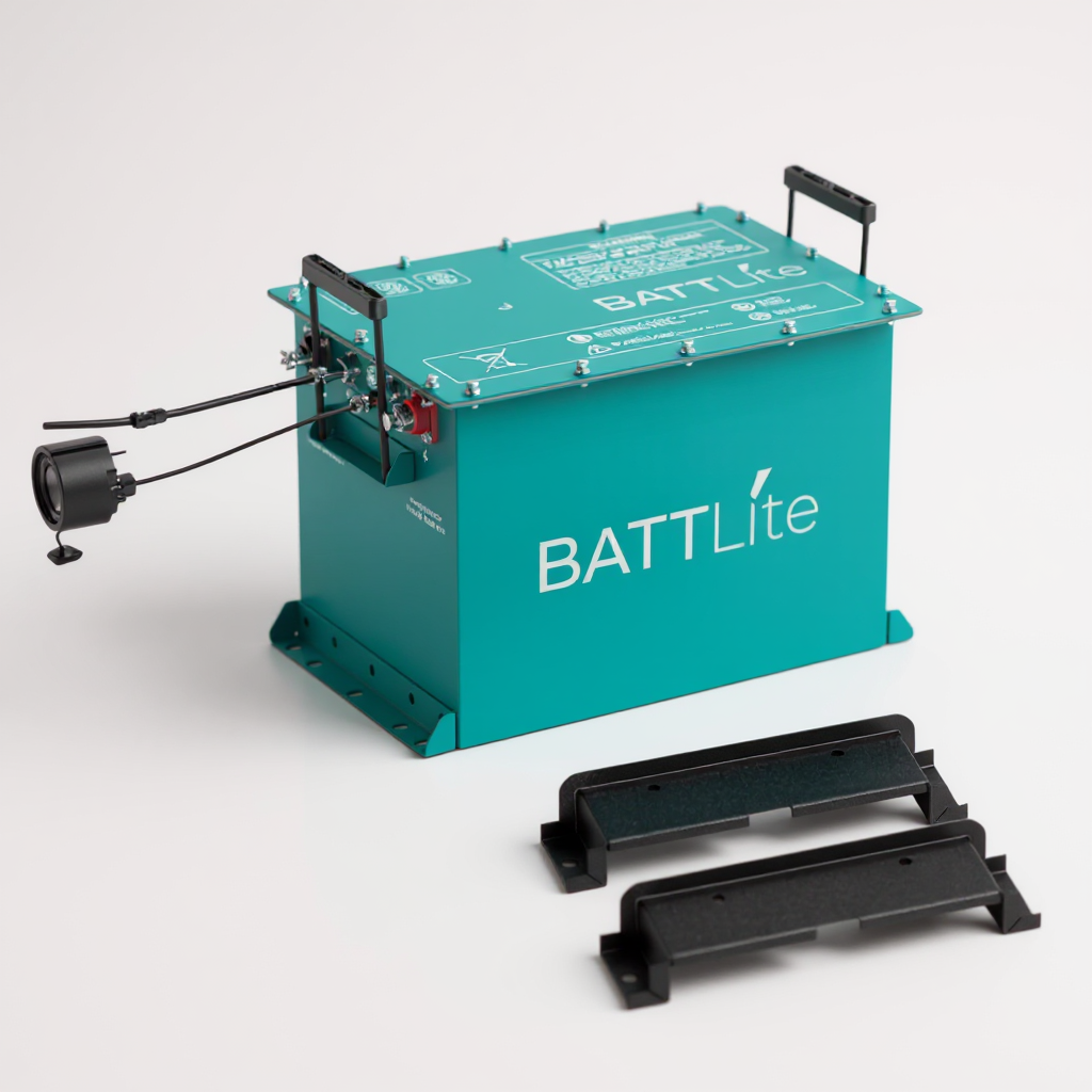 BATTLite 51.2V 100Ah Lithium Golf Cart Battery BAT5000, 5.12kwh Energy, ＞4,000 Cycle Life